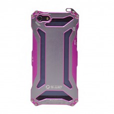 iPhone 5c - R-Just Outdoor Ultra Light Aviation Aluminium Shakeproof Metal Phone Protective Cover Case - Rose
